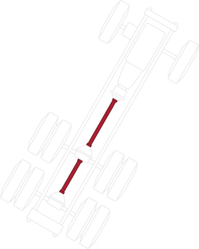 Diagram for Driveshafts & End Yokes